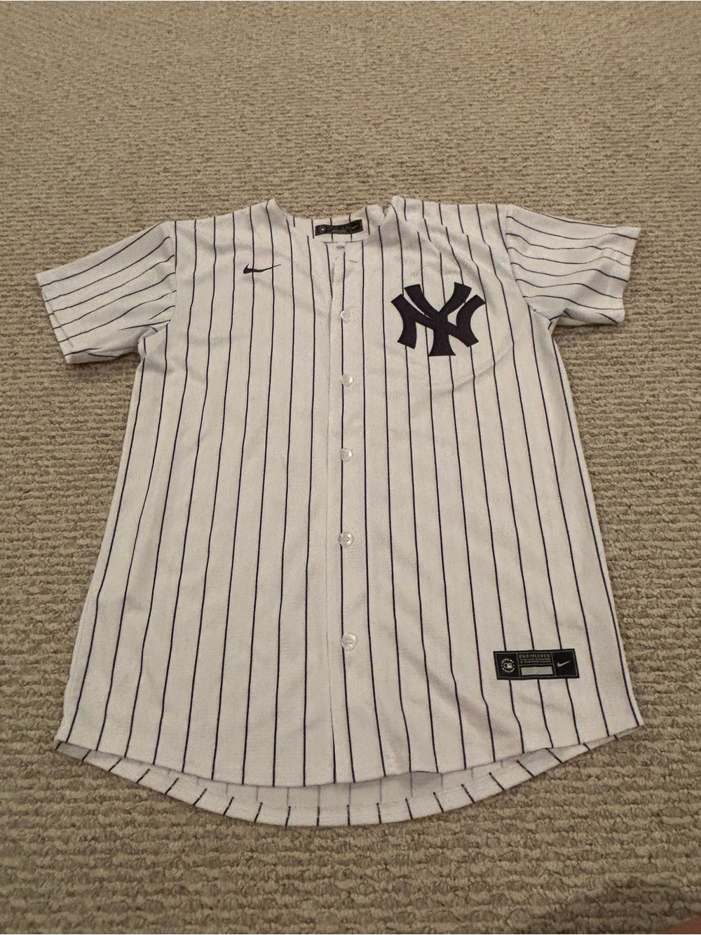 Nike New York Yankees Youth Kids XL 99 Aaron Judge White Jersey MLB
